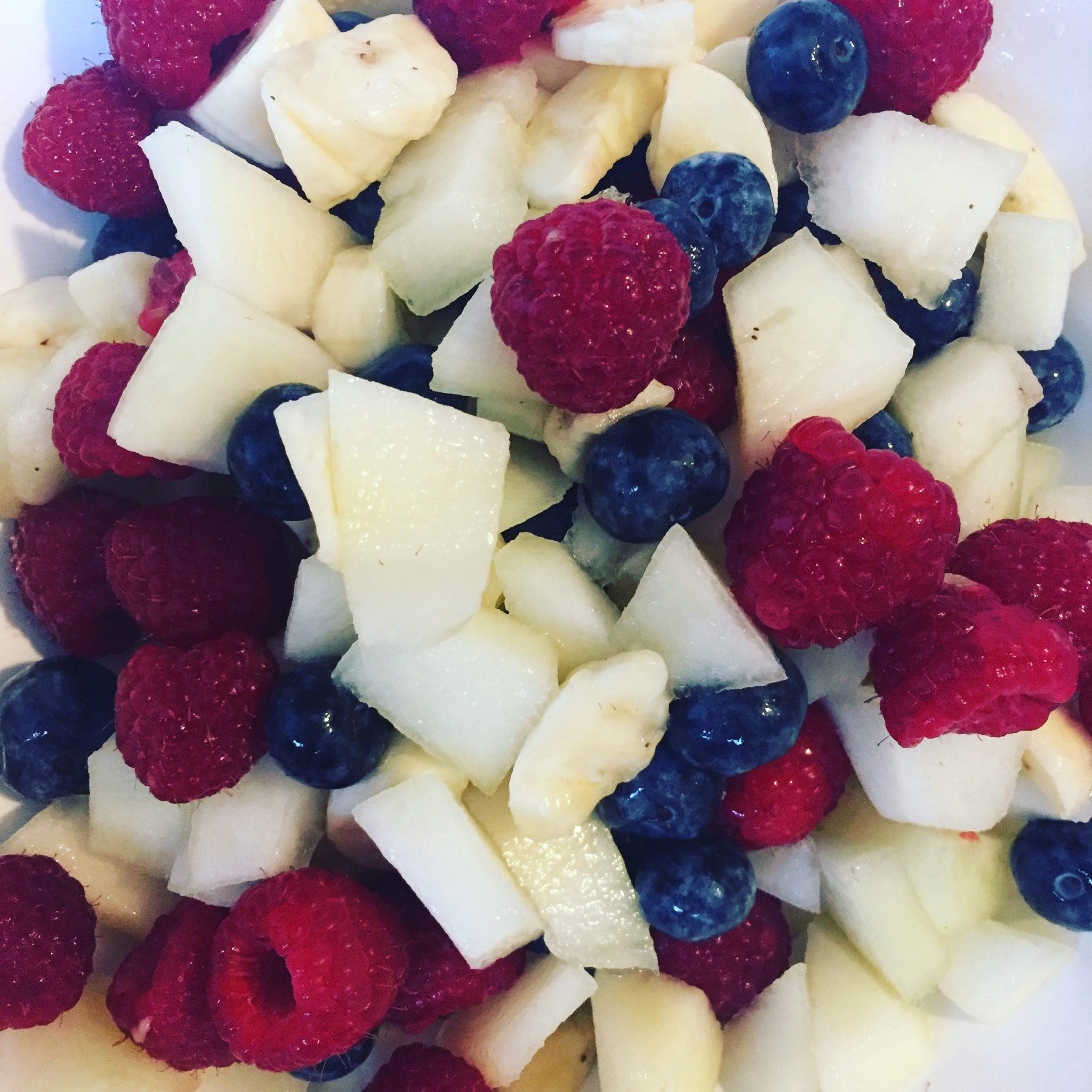 frugtsalat med yoghurt